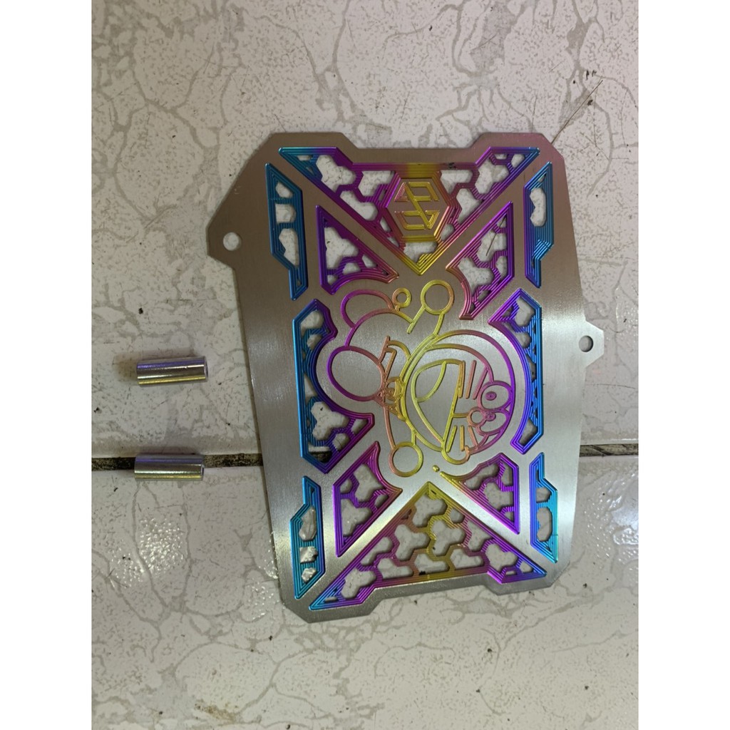 Che két nước xe exciter 150 titanium  hình doremon