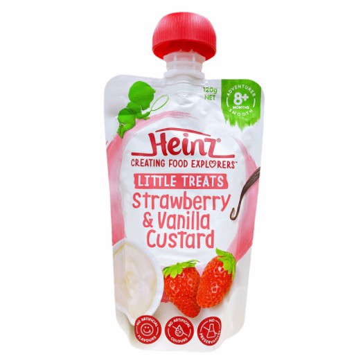Váng sữa hoa quả nghiền Heinz Úc cho bé từ 6 tháng