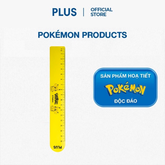 Thước Kẻ Phiên Bản Pokemon Mới PLUS