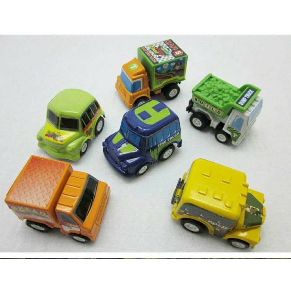 set 6 ô tô chạy đà