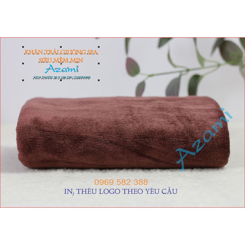 KHĂN TRẢI GIƯỜNG ĐA NĂNG 90X190CM 710GR DÙNG CHO SPA- SIÊU MỀM MỊN