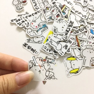 Sticker mèo meme dán trang trí note, scrapbook, planner,... size 2-4cm