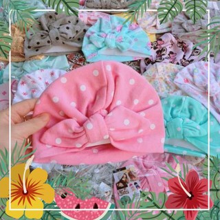 Mũ/Nón turban có nơ cho bé gái từ 3-18 tháng