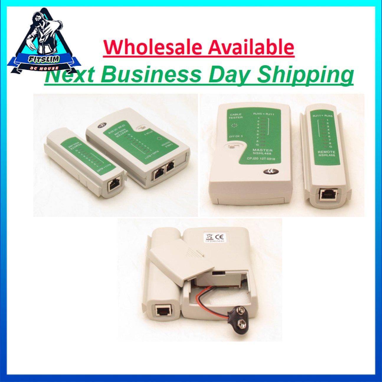 Bộ kiểm tra cáp mạng Lan Rj45 Rj-11 Cat5 Utp Ethernet Tool Cat5 6 E Rj11 8P