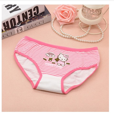 SỈ 10 QUẦN CHIP TAM GIÁC COTTON IN HÌNH CHO BÉ GÁI CUTE LOẠI ĐẸP