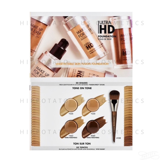 🌸 Make Up For Ever MUFE Ultra HD Foundation - Kem nền - Sample