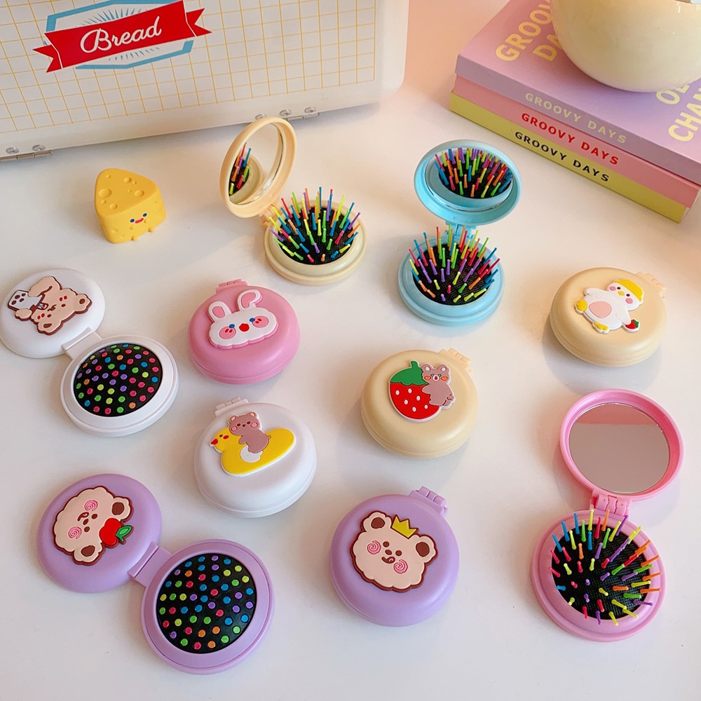 Lược massage cầm tay mềm mại kiểu hoạt hình