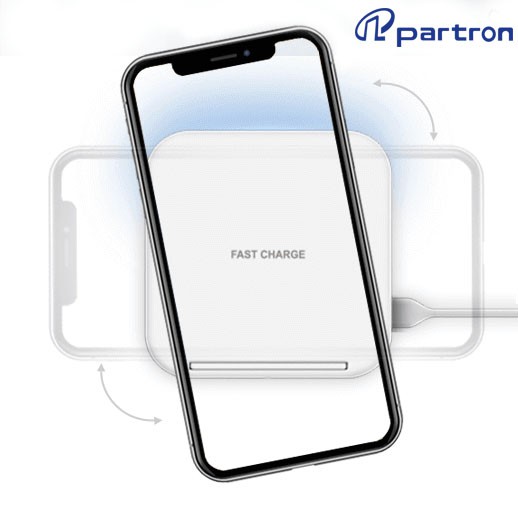 Sạc Nhanh Không Dây cho Iphone và Samsung của Partron PTC-200 | Hàng Chính Hãng