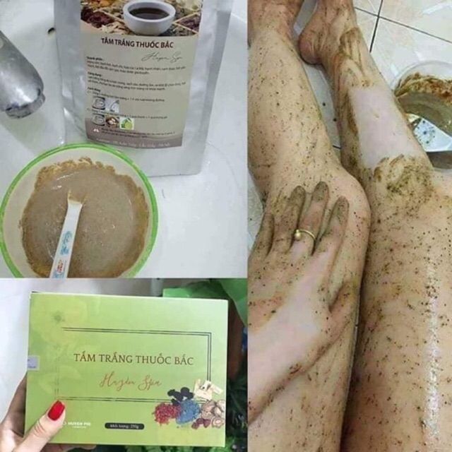 Tắm trắng thuốc bắc 24 vị gói 1kg handmade