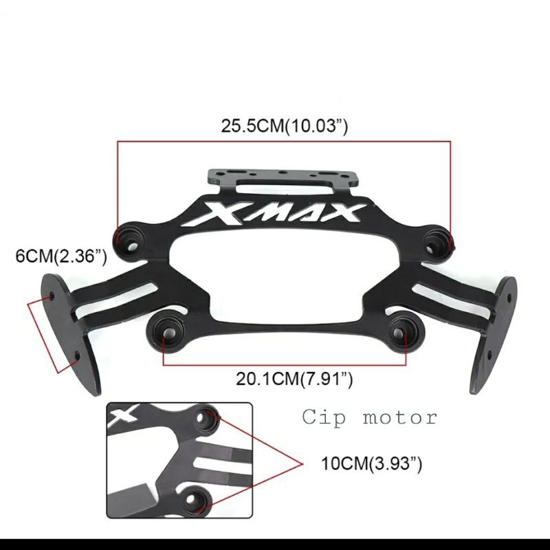 Giá Đỡ Gương Chiếu Hậu Cho Xe Xmax R25 R25 Zx10r Cbr Ninja