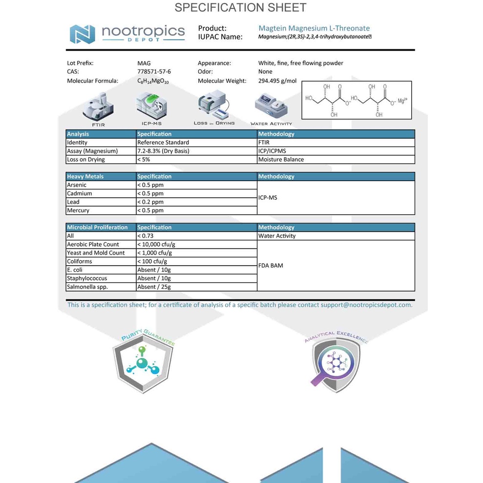 Magiê - Magnesium L-threonate hỗ trợ tư duy Magtein