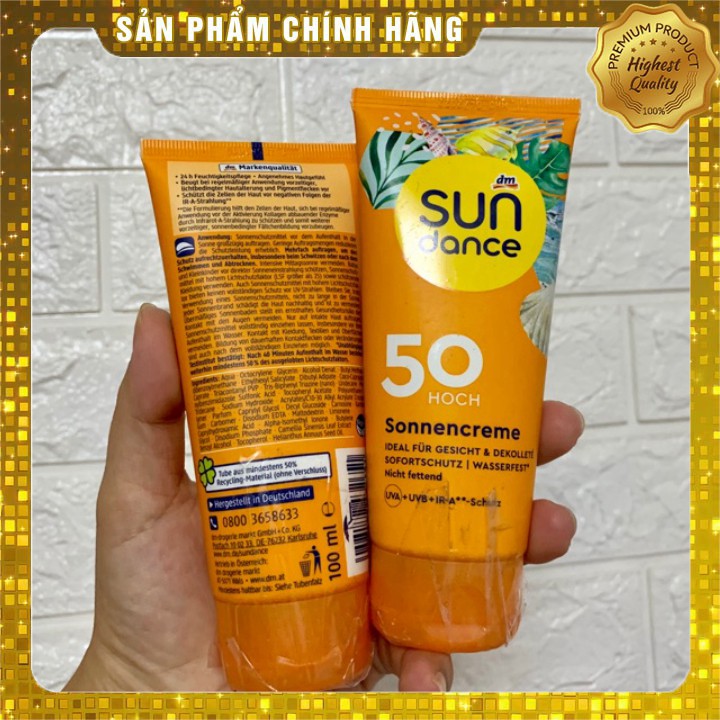 Kem chống nắng Sundance dành cho mặt và body