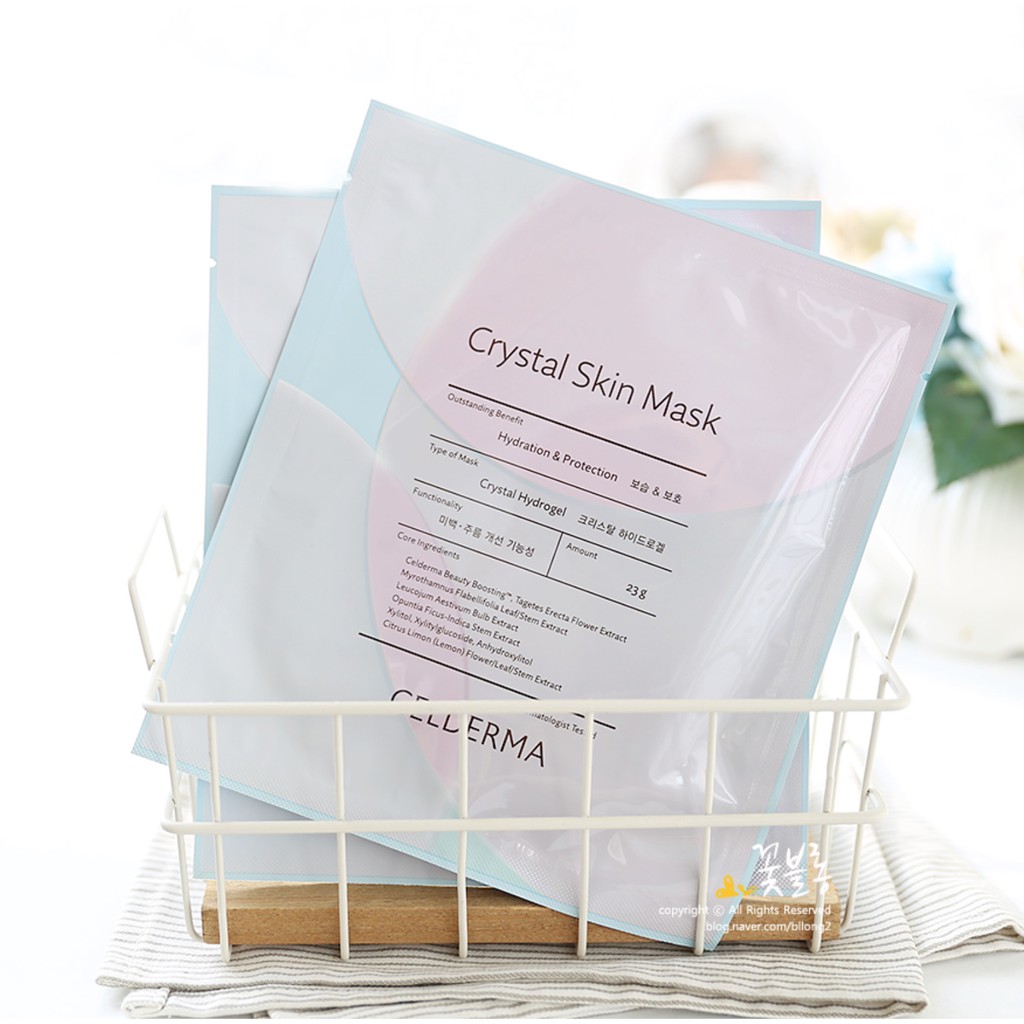 Mặt nạ thạch anh CELDERMA CRYSTAL SKIN MASK