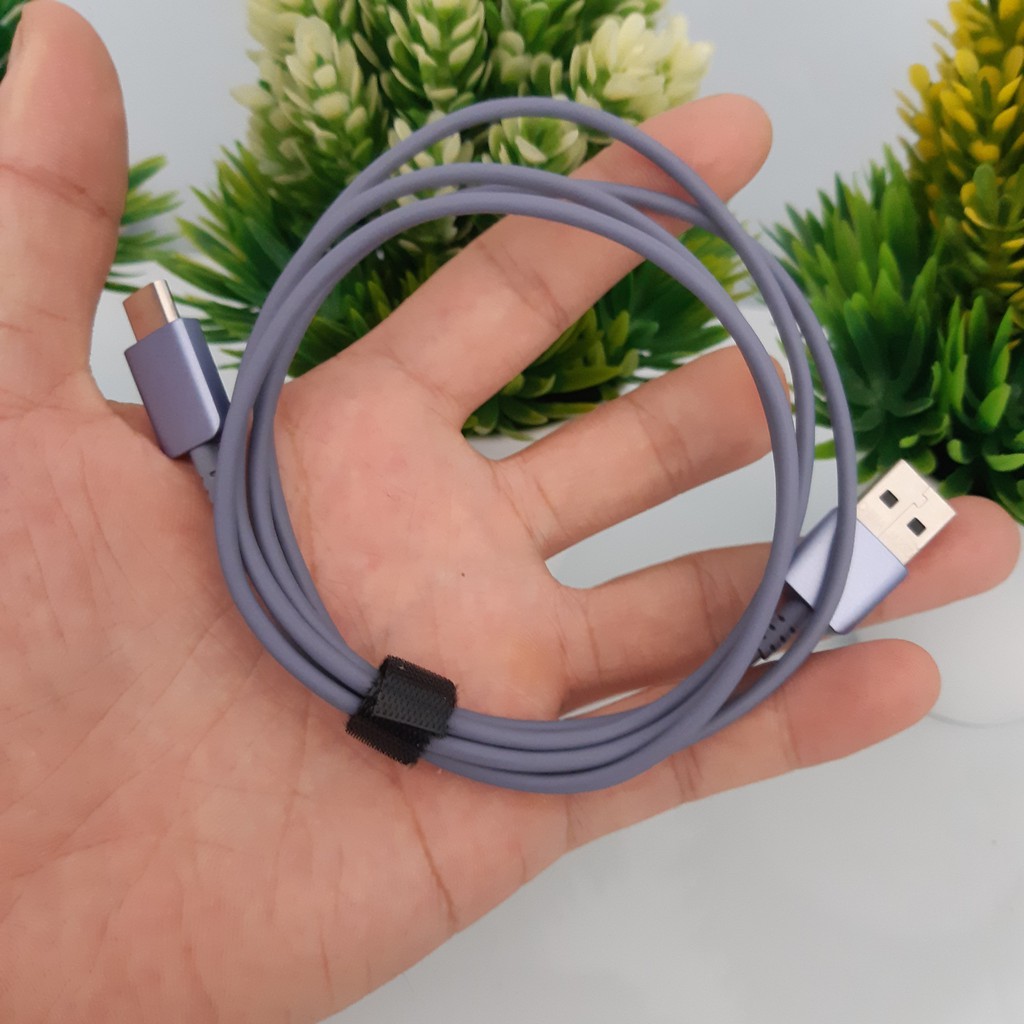 Cáp Sạc Nhanh USB - Type C Chính Hãng Samsung, Bản Xuất Hàn, Dài 1m2, 2 Màu Xanh - Tím