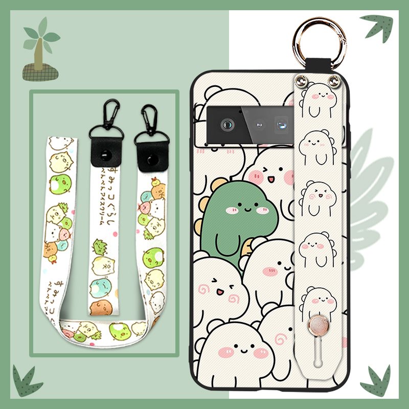 Anti-knock Original Phone Case For Google Pixel 6 Pro Durable ring sunflower Silicone Soft For Girls Back Cover