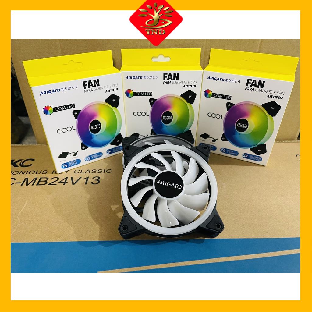 Quạt tản nhiệt Fan led RGB case 12cm Arigato 101