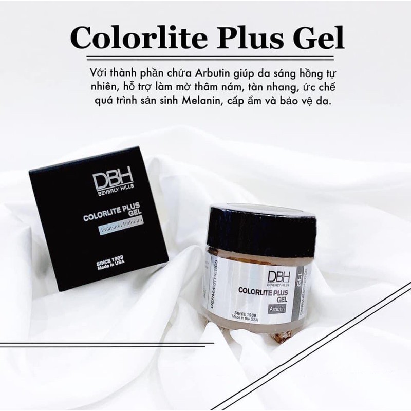 GEL TRẮNG DA COLORLITE PLUS DBH dưỡng ẩm