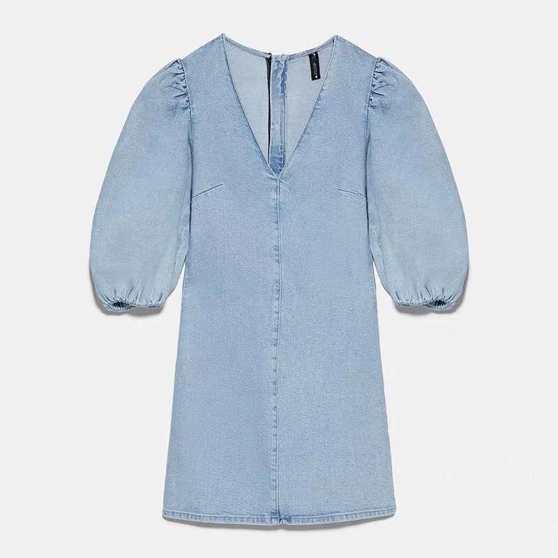 đầm jean authentic size xs