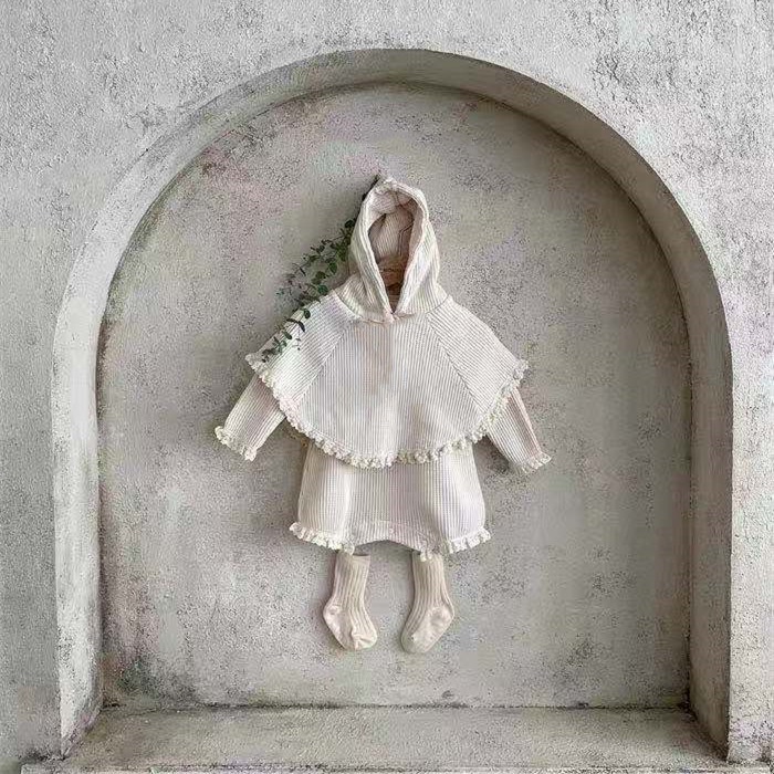 Áo Choàng Có Mũ Trùm Thời Trang Xuân Thu Dành Cho Bé Trai Bé Gái