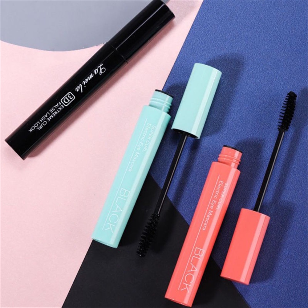 [Hàng mới về] Mascara chải cong và dài lông mi đầu cọ mịn chống thấm nước và mồ hôi không bị lem dành cho học sinh