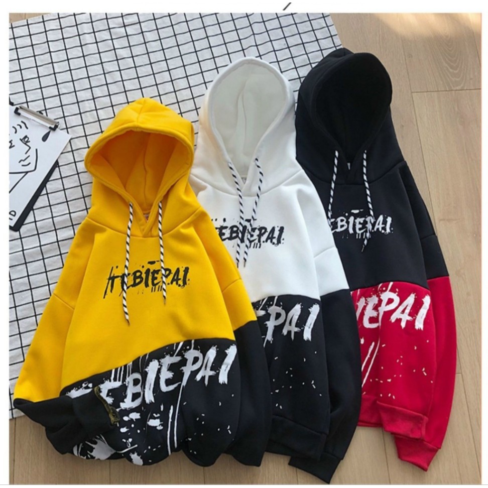 [Mã PHUK9988 giảm 15k đơn 200k]ÁO KHOÁC NỈ HOODIE PHỐI MÀU TEBIEPAI (FUNI)