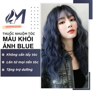 Thuốc Nhuộm Tóc Xanh Dương Đen Khói [KHÔNG TẨY TÓC] - lên từ mọi nền tóc