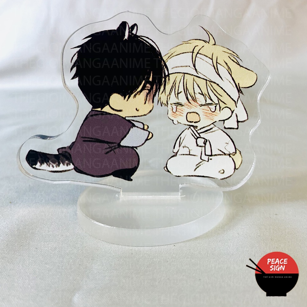 Mô hình mini NO LOVE ZONE BL Standee Không Chốn Yêu Đương manhwa chibi mica trưng bày