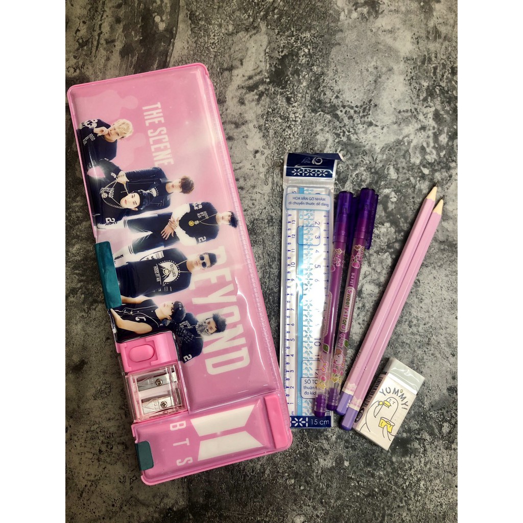 [ SALE SẬP SÀN SHOPEE ] COMBO HỘP BÚT HÍT CHO BÉ + BỘ DỤNG CỤ HỌC TẬP ( GÔM, VIẾT CHÌ, VIẾT TÍM, THƯỚC )