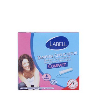 10 hộp Tampon Labell có cần đẩy bằng nhựa - 1 giọt - 20 que/hộp