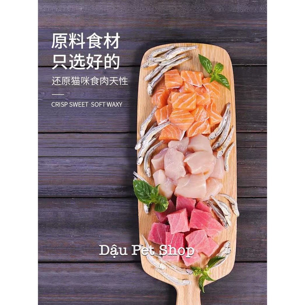 Pate Wanpy Happy 100 Star gói 70g - Thức ăn cho mèo