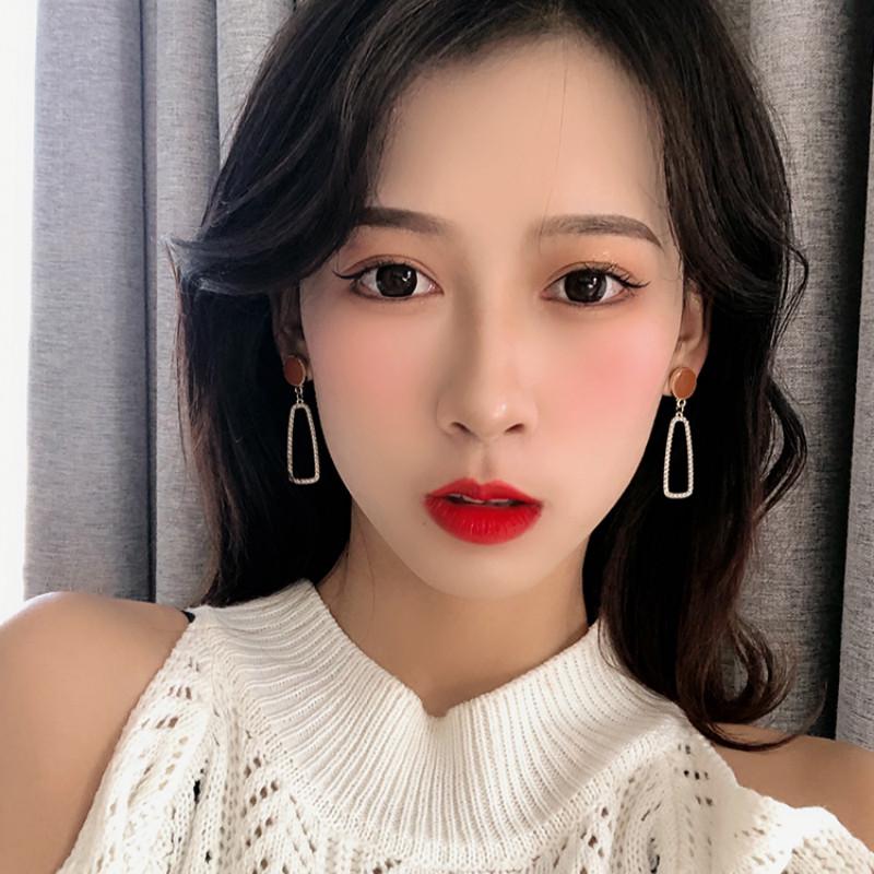 Khuyên tai hình học thời trang Hàn Quốc cá tính