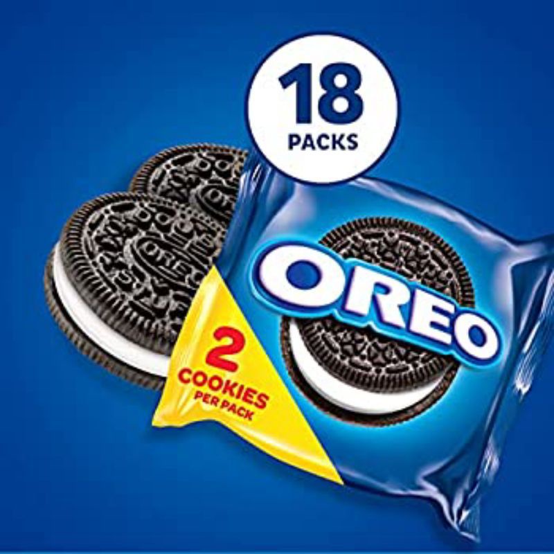 (Nabisco Mỹ - date 08/22) Gói 2 Bánh quy socola kem Oreo