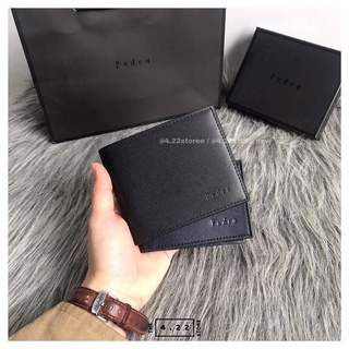 [ẢNH THẬT] VÍ DA TRƠN LÌ BASIC FULLBOX KÈM HỘP TÚI HÃNG