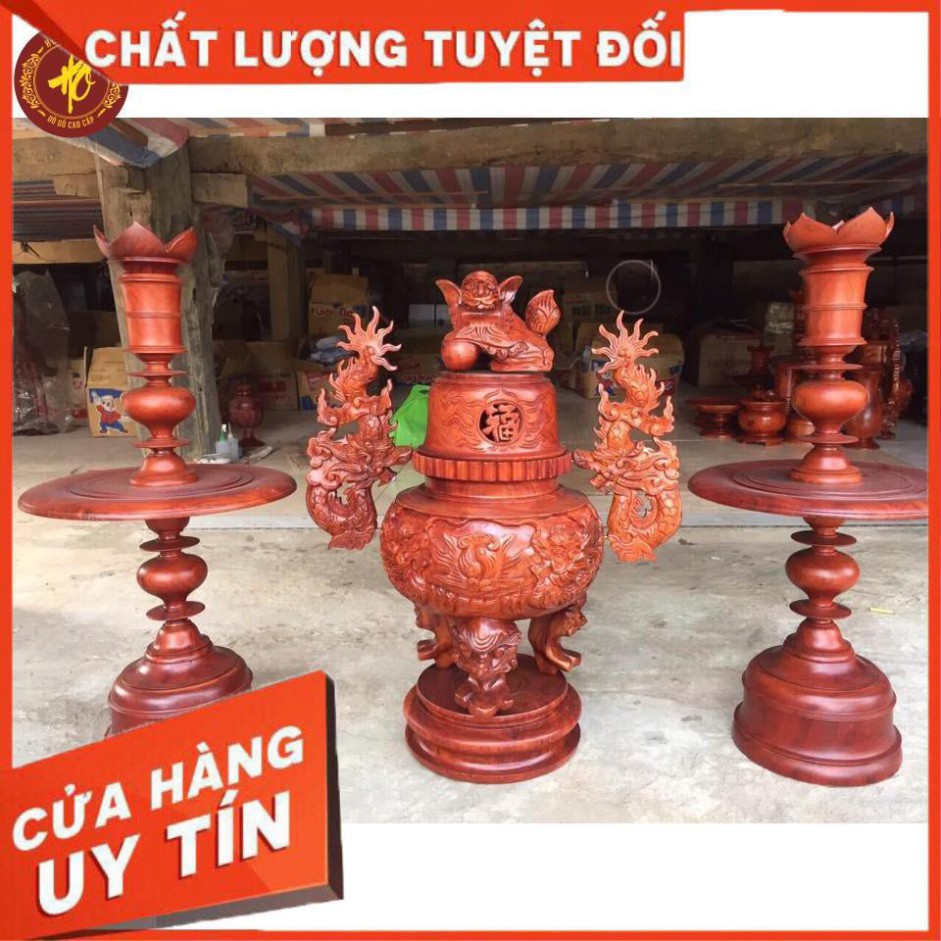 Bộ thờ 13 món gỗ hương cao cấp - Bộ thờ gỗ hương cao cấp - UY TÍN CHẤT LƯỢNG