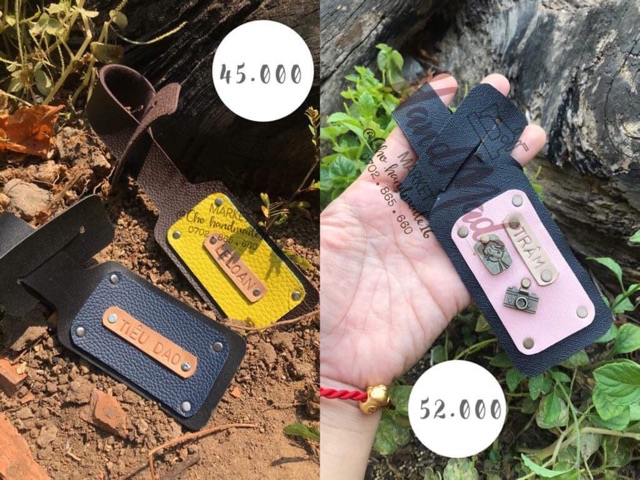 Bảng tên treo vali- tag tên treo vali - thẻ đánh dấu hành lý