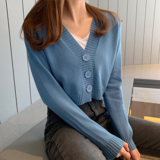 Áo khoác cardigan dệt kim mỏng thời trang xuân thu cho bạn nữ | BigBuy360 - bigbuy360.vn