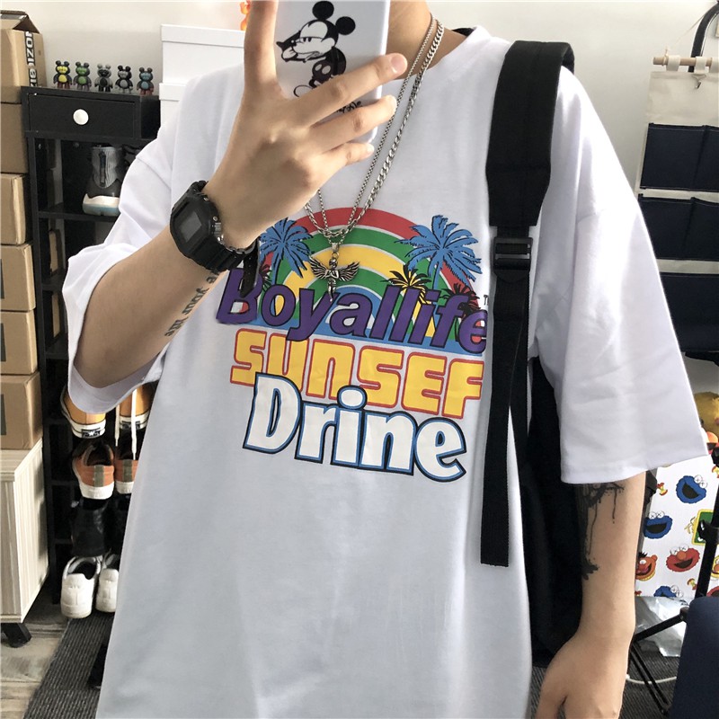 Áo thun tay lỡ Unisex Yinxx, áo phông form rộng ATL139 | BigBuy360 - bigbuy360.vn