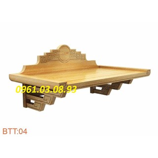 bàn thờ treo tường cung cư gỗ sồi nga