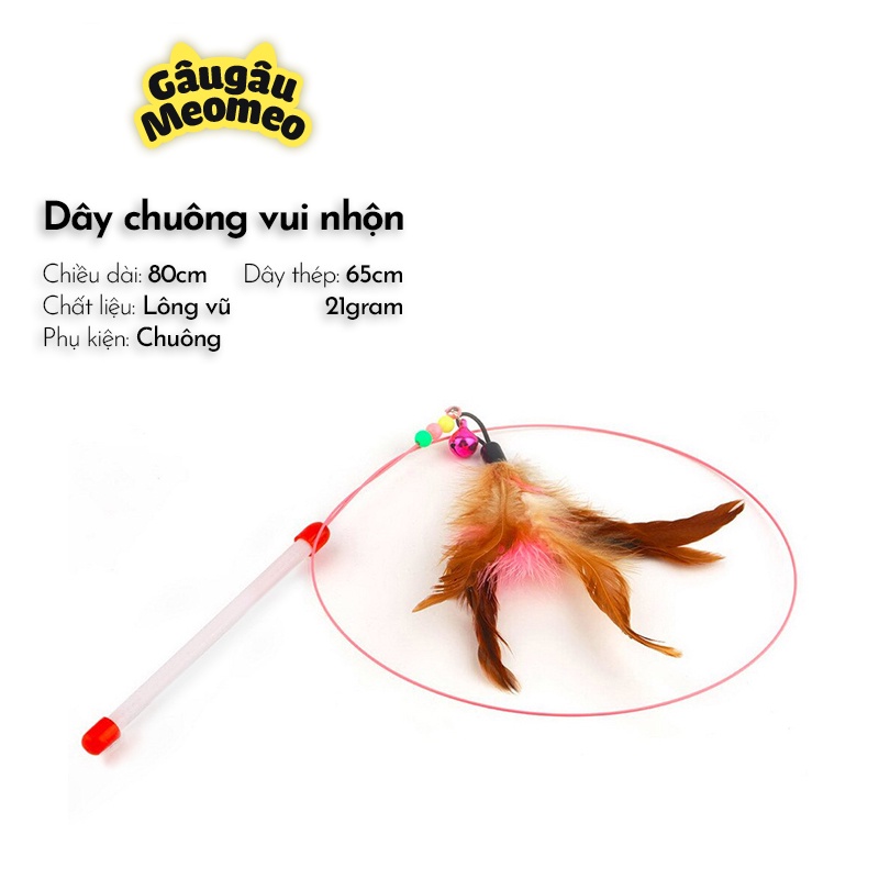 Đồ chơi cho mèo đuổi bắt Dây chuông vui nhộn