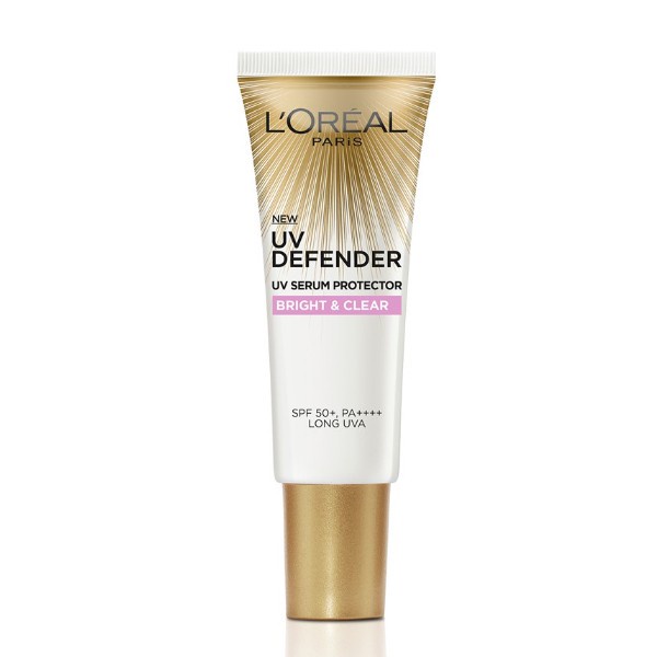 Kem Chống Nắng Loreal Mịn Nhẹ Nâng Tông Giảm Thâm UV Defender Bright & Clear SPF 50+ PA ++++