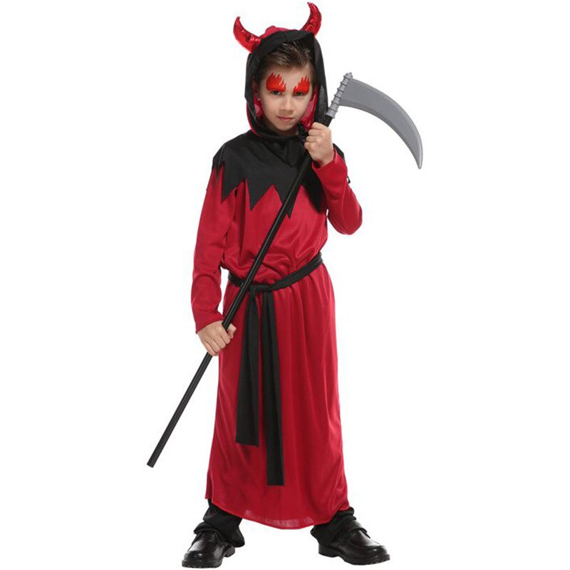 Bộ trang phục Quỷ đỏ có sừng hóa trang Halloween cho bé trai B0151