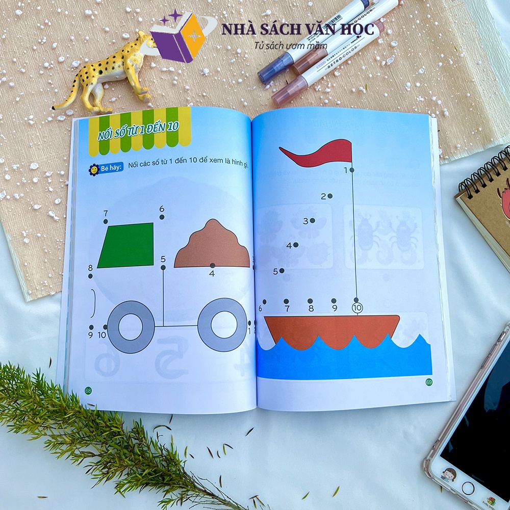 Sách - Combo Toán Tư Duy Và Thẻ Cho Bé Từ 3-4 Tuổi