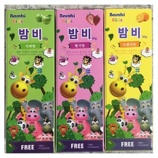 Kem đánh răng BAMBI KIDS Hàn Quốc cho bé