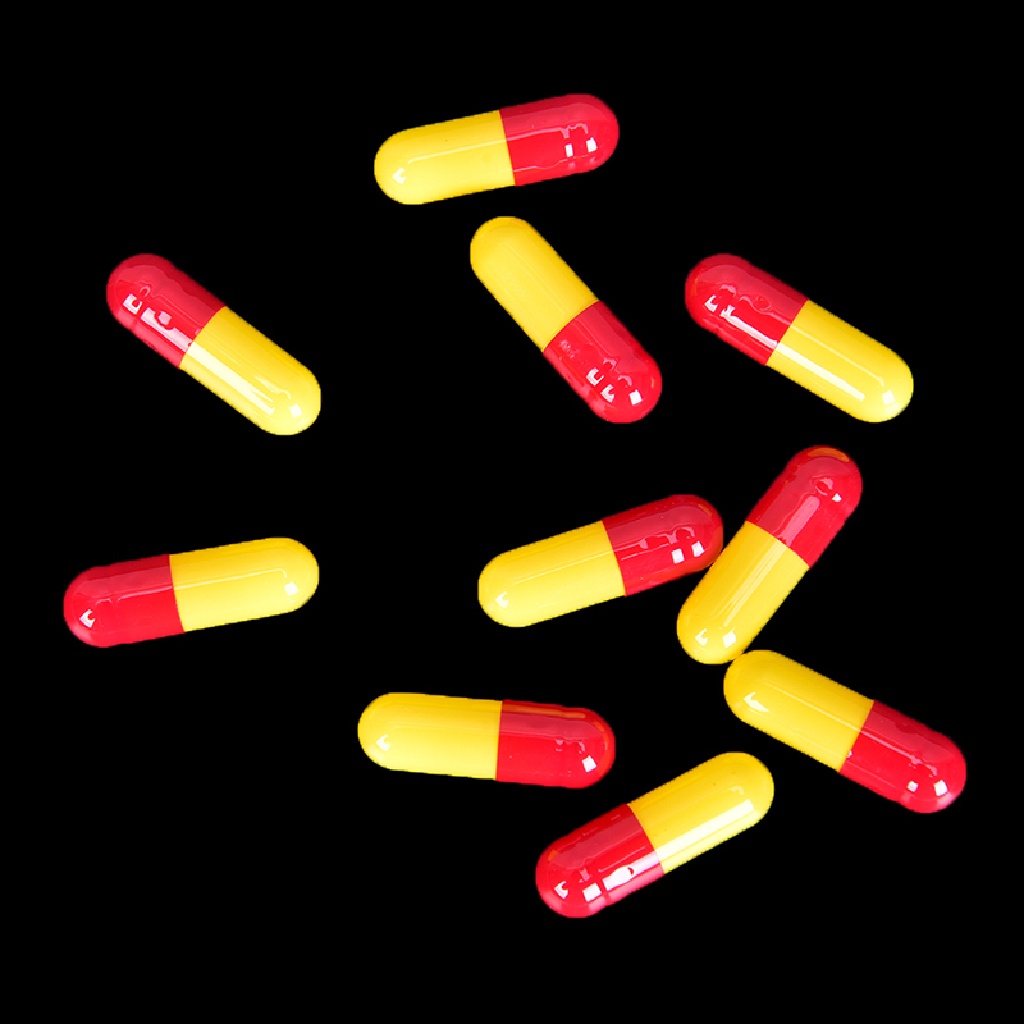 Hộp 1000 Viên Nang Đựng Thuốc Viên Gelatin Rỗng Nhiều Màu Sắc ♨Trên đó