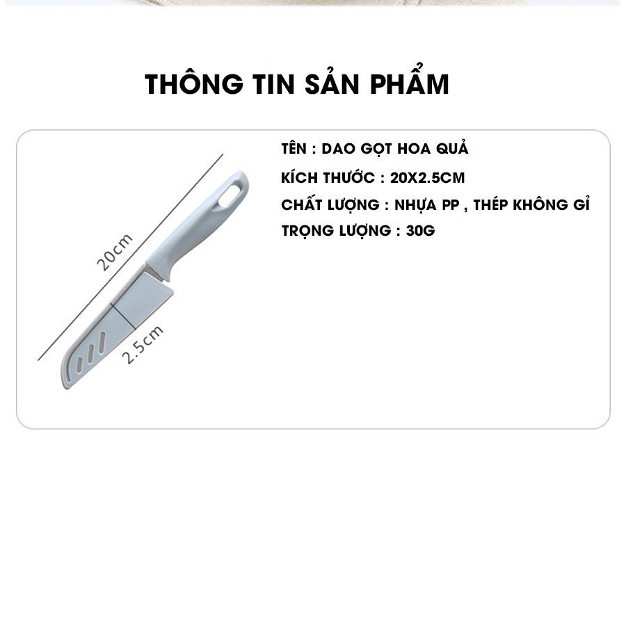 Dao Gọt Hoa Quả, Trái Cây Có Nắp Đậy An Toàn 88197 Tổng Kho Sỉ Gia Dụng