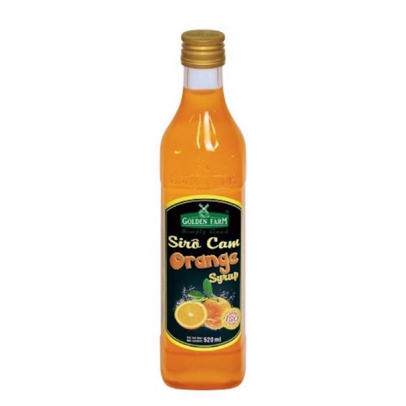 Siro Golden Farm  Đủ Các Vị Đào, Dâu, Chanh leo, Việt quất, Bạc hà, Chocolate, Chanh leo