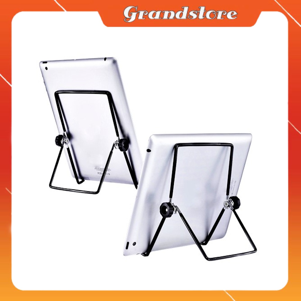 Giá đỡ ipad, máy tính bảng, tablet gấp gọn Pad2 Stand khung kim loại phủ sơn tĩnh điện có thể điều chỉnh góc nghiêng