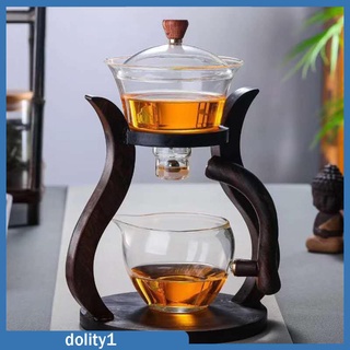 Bộ trà thủy tinh Lazy Kungfu Máy pha trà chịu nhiệt để trang trí bàn