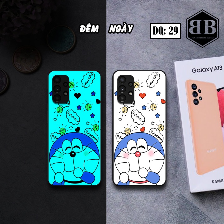 Ốp lưng kính Dạ Quang Samsung Galaxy A13 phát sáng trong đêm chất tốt