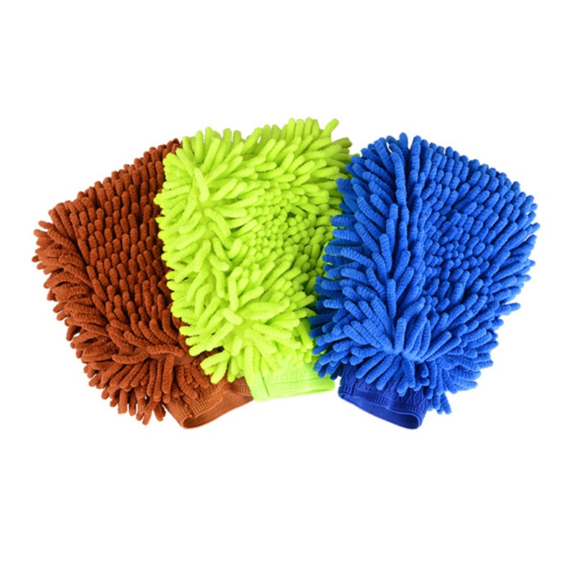 Edb * Khăn Lau Bằng Sợi Microfiber Chenille Cao Cấp Mềm Mại Chống Thấm Nước Có Thể Tái Sử Dụng Cho Mùa Đông